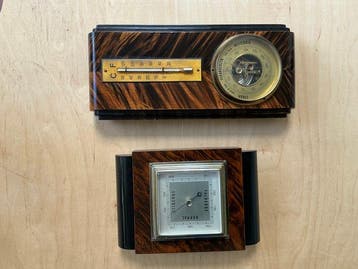 Vintage barometers (2) - Hout, koper en metaal