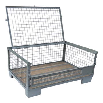 Gitterbox GB014 half met anti-diefstalklep 1240x835x550