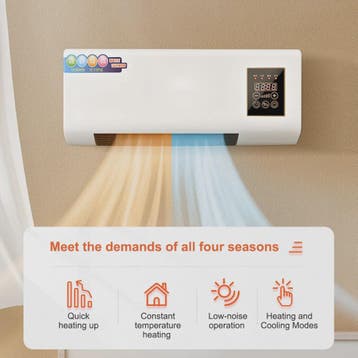 2-in-1 Wandmodel Airco: Koelen, Verwarmen & Ventileren met A, Verzenden, Nieuw