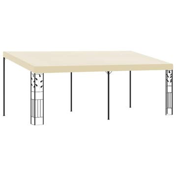 vidaXL Wandprieel 6x3x2,5 m crème, Verzenden, Nieuw