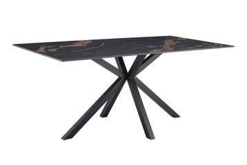 Dining table GALAXIE 180cm w/ star frame aurora oro ceramic, Huis en Inrichting, Ophalen of Verzenden, Nieuw