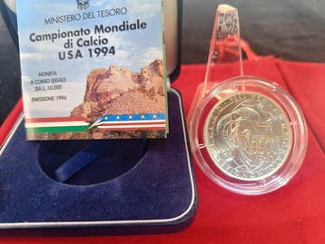 Italië. Set V- 1 Estuche 10.000 Liras ( 1 Coin Silver Proof