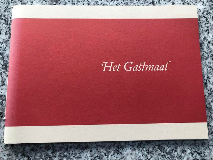 Het gastmaal, Boeken, Kunst en Cultuur | Beeldend, Gelezen, Overige onderwerpen, Verzenden