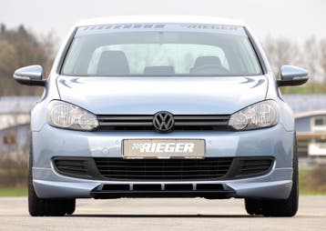 Rieger spoilerlip | geschikt voor VW Golf 6 VI 2008-2012 | m, Verzenden, Nieuw, Volkswagen
