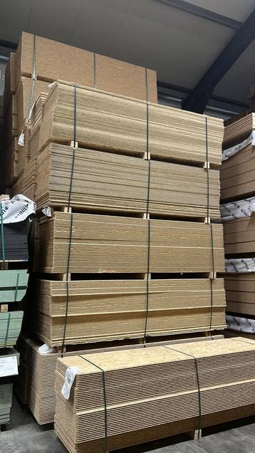 B-keus OSB 4TG 2500x625x15mm (=1,56 mÂ²), Nieuw, Minder dan 4 cm, Minder dan 5 m², Vloerisolatie