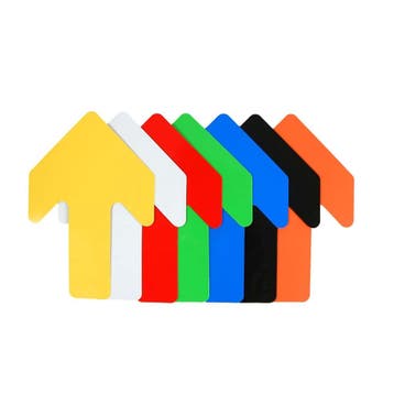 Pijl voor vloermarkering - Polyvinylchloride (PVC) - 0,78 mm, Verzenden