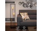 Lucide RUBEN - Vloerlamp - 3xE27 - Hoogte 1,20m - Zwart, Huis en Inrichting, Lampen | Vloerlampen, Verzenden, Zo goed als nieuw