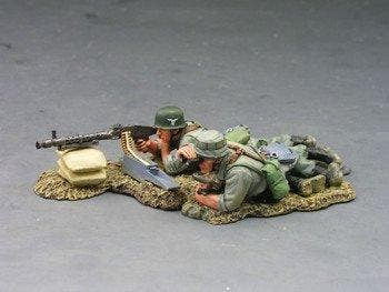 King & Country - Tinnen soldaat - FJ001-07 “MG34 Machine Gun, Nieuw