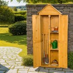 Tuinkast Kadi met puntdak - bruin, Verzenden, Nieuw