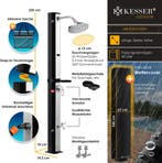 Buitendouche - Tuindouche - Zonneenergie - 40L - Zwart - KES, Verzenden, Zo goed als nieuw