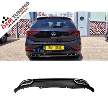 Diffuser geschikt voor Polo 2G | R-LINE LOOK | 2017–2025 |, Auto-onderdelen, Carrosserie en Plaatwerk, Volkswagen, Nieuw, Ophalen of Verzenden