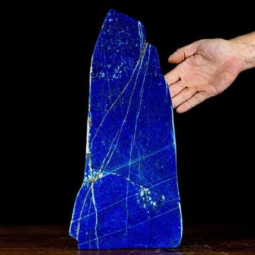 Edelsteen - Grote decoratieve blauwe lapis lazuli, Verzamelen