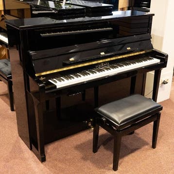 Schimmel Classic C116 T TwinTone SP messing silent piano, Nieuw, Zwart, Piano