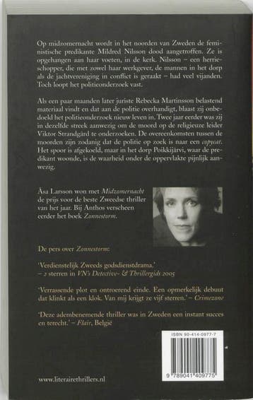 Midzomernacht / Rebecka Martinsson / 5 9789041409775, Boeken, Verzenden, Zo goed als nieuw, Asa Larsson