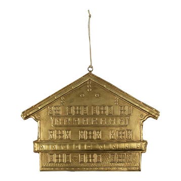 hanger ijzer chalet b goud 23cm, Verzenden, Nieuw