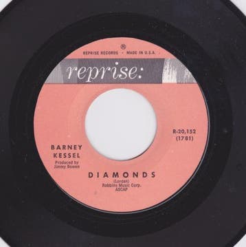 vinyl single 7 inch - Barney Kessel - Diamonds / TV Comme..., Verzenden, Zo goed als nieuw, 7 inch, R&B en Soul