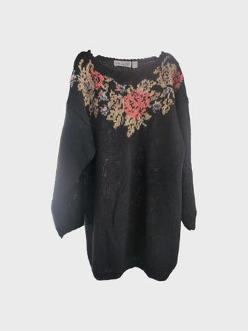 Together! Trui Dames maat XL Zwart Vintage, Zwart, Maat 46/48 (XL) of groter, Ophalen of Verzenden, Zo goed als nieuw