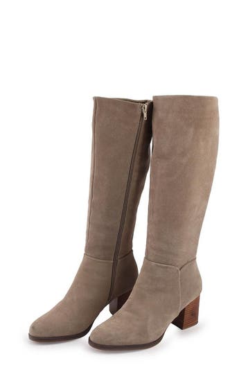 Nelson Laarzen in maat 38 Beige, Kleding | Dames, Hoge laarzen, Verzenden, Beige, Zo goed als nieuw