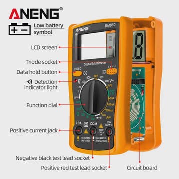 ANENG DM850 Digitale Multimeter - Professionele Spannings- e, Verzenden, Nieuw