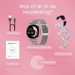 Maoo Ventura AMOLED Smartwatch Dames - RVS en 4x Siliconen, Ophalen of Verzenden, Zo goed als nieuw, Maoo