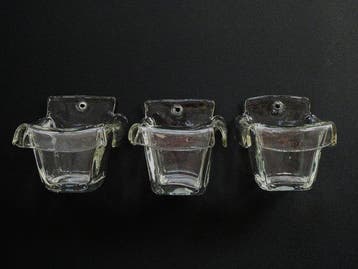 Bak (3) - Dik zwaar helder Persglas - 1920 - 1940 - Bakje