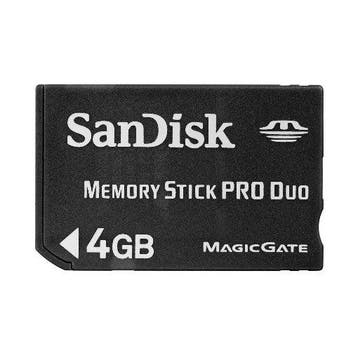 SanDisk Memory Stick Pro Duo - 4GB, Verzenden, Zo goed als nieuw