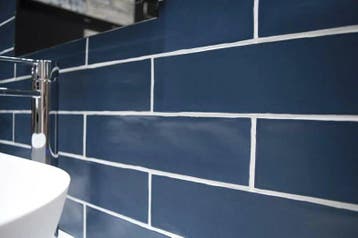 Wandtegel Equipe Cerámica Colonial Blauw Mat 7,5x30, Nieuw, 20 tot 40 cm, 10 m² of meer, Wandtegels