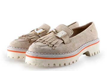 Nathan Baume Loafers in maat 37 Beige, Verzenden, Beige, Overige typen, Zo goed als nieuw