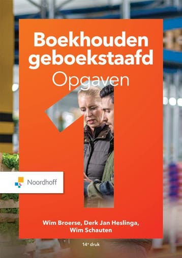 Boekhouden geboekstaafd 1 opgaven 9789001738310, Boeken, Verzenden, Zo goed als nieuw