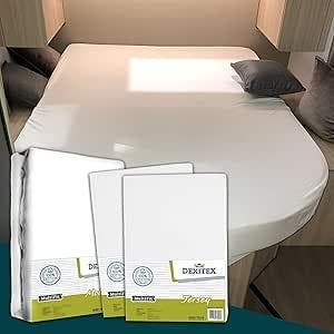 Textielpakket Queensbed/Eilandbed - 1 molton met 2 jersey, Huis en Inrichting, Verzenden, Nieuw, Wit