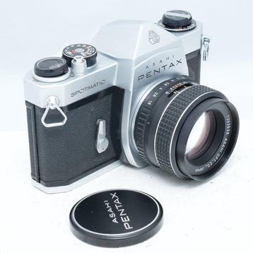 Pentax Spotmatic SP + SMC Takumar 55mm f1.8 – Serviced, Nieuw