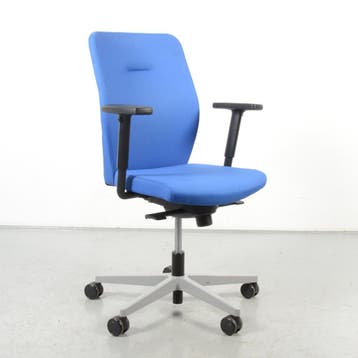 Bejot bureaustoel, blauw, 1D armleggers, Ophalen of Verzenden, Nieuw in verpakking