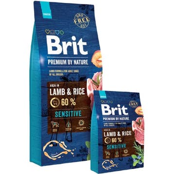 Brit Premium by nature - Sensitive Lamb - 3 kg, Verzenden, Nieuw
