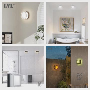 Moderne LED Wandlamp 9W Rond & Vierkant - Waterdicht IP65 CC, Verzenden, Nieuw
