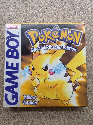 Nintendo - Gameboy Classic - Extremely Rare - Pokemon Yellow, Spelcomputers en Games, Nieuw