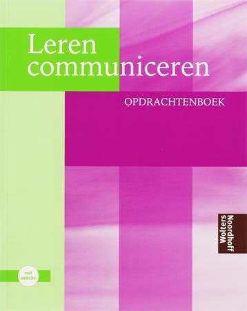 Leren Communiceren - opdrachtenboek 9789001808396, Verzenden, Gelezen