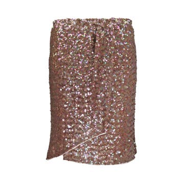 Princess goes Hollywood • pailletten rok • 36, Kleding | Dames, Princess goes Hollywood, Bruin, Verzenden, Nieuw