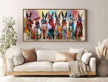 Felix van Horst - Canine Canvas (XXL), Antiek en Kunst