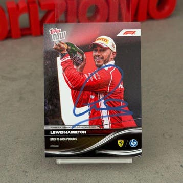 Ferrari - Topps Now - (034) Lewis Hamilton Back to back, Nieuw