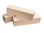 Set van 9 blokken lindehout (5x5x20 cm, om te bewerken of m, Ophalen of Verzenden, Nieuw