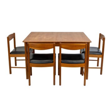 Eetkamertafel |  Chairs | McIntosh | Vintage | Teak |  4428, Ophalen of Verzenden, Zo goed als nieuw, Teakhout, Mid-Century