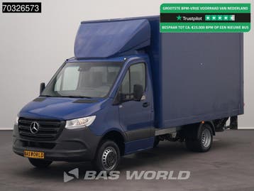 Zakelijke Lease |  Mercedes-Benz Sprinter 515 CDI Laadklep Z, Stof, Gebruikt, Euro 6, Blauw