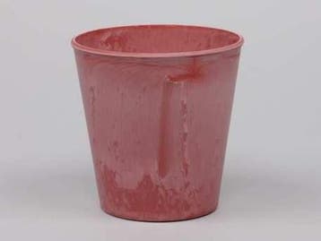 Bloemenpot Bloemenvaas Soft Rood 10,5 cm, Huis en Inrichting, Woonaccessoires | Kunstplanten en Kunstbloemen, Ophalen of Verzenden