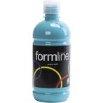 Tempera Verf Mat, turquoise, 500 ml/ 1 fles, Nieuw