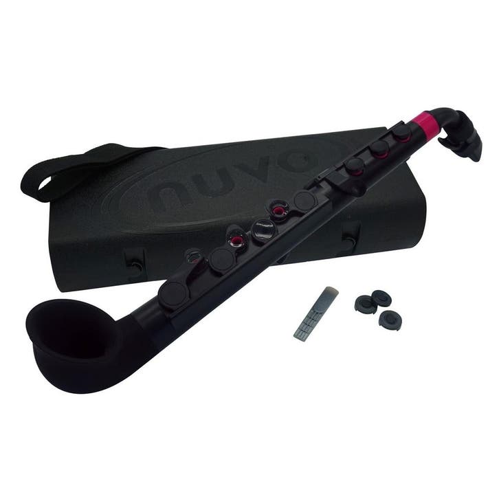 NUVO jSAX 2.0 zwart-roze saxofoon in C lichtgewicht met, Muziek en Instrumenten, Blaasinstrumenten | Saxofoons, Nieuw, Ophalen of Verzenden