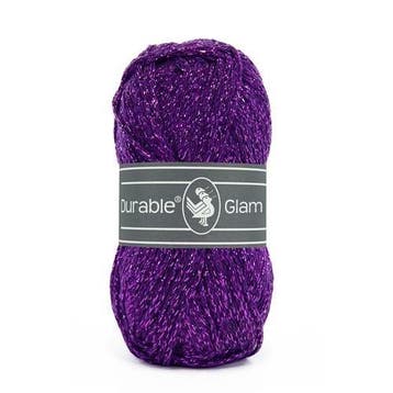 Durable Glam 271 Violet - Haakgaren / Breigaren, Hobby en Vrije tijd, Breien en Haken, Ophalen of Verzenden, Nieuw, Breien of Haken