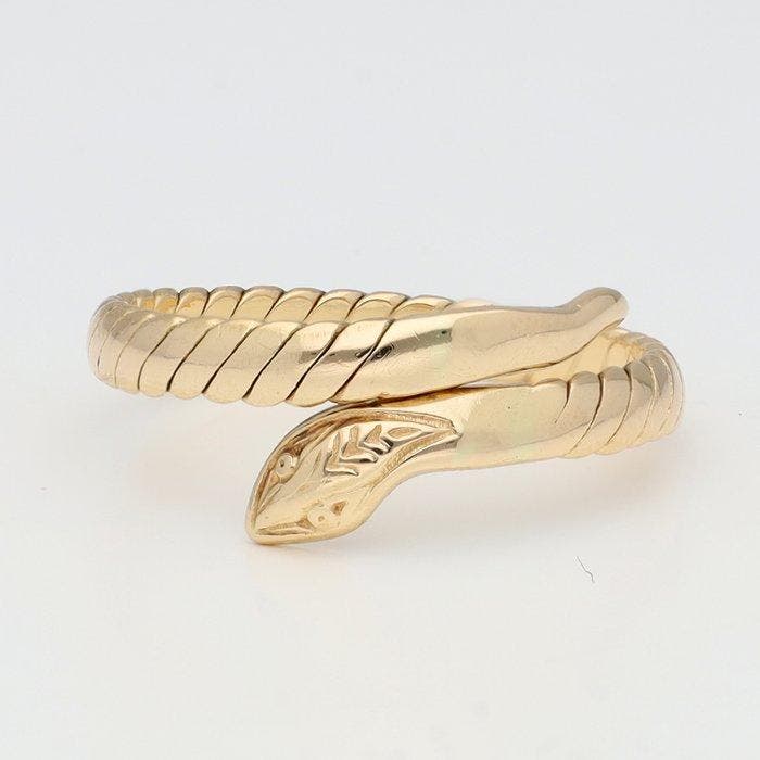 Zonder minimumprijs - Ring - 18 karaat Geel goud, Sieraden, Tassen en Uiterlijk, Ringen