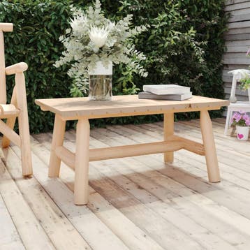 vidaXL Salontafel 90x50x41 cm massief vurenhout, Tuin en Terras, Tuinsets en Loungesets, Verzenden, Nieuw, Hout