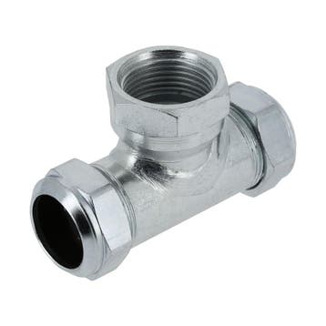 BONFIX Knel C-staal 110 T-stuk 22 x 1/2 bi.dr. x 22 mm, Ophalen of Verzenden, Nieuw