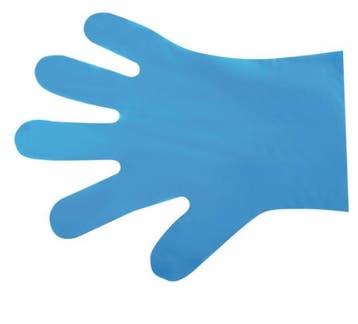 Composteerbare handschoenen | Blauw - medium | 2400 stuks, Verzenden, Nieuw in verpakking